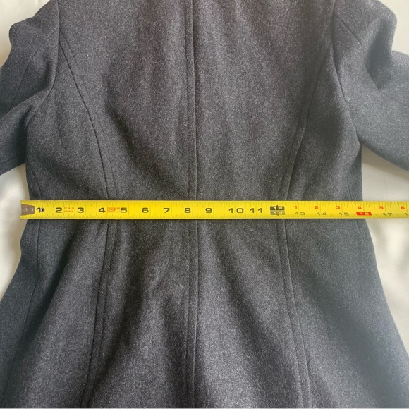 OLD NAVY NWOT wool blend dark grey coat Size Small - Picture 10 of 13